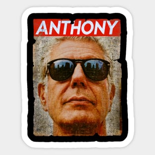 Anthony Bourdain ⚡ ☠💀 ϟ Sticker